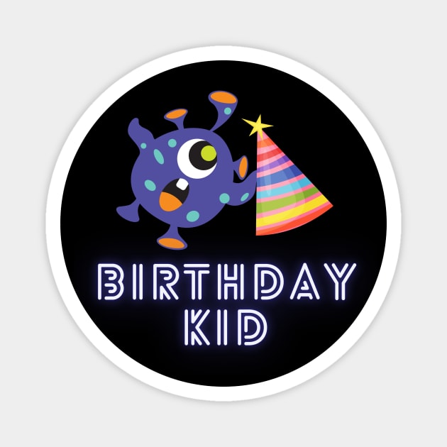 Monster Birthday Kid Magnet by DIYitCREATEit